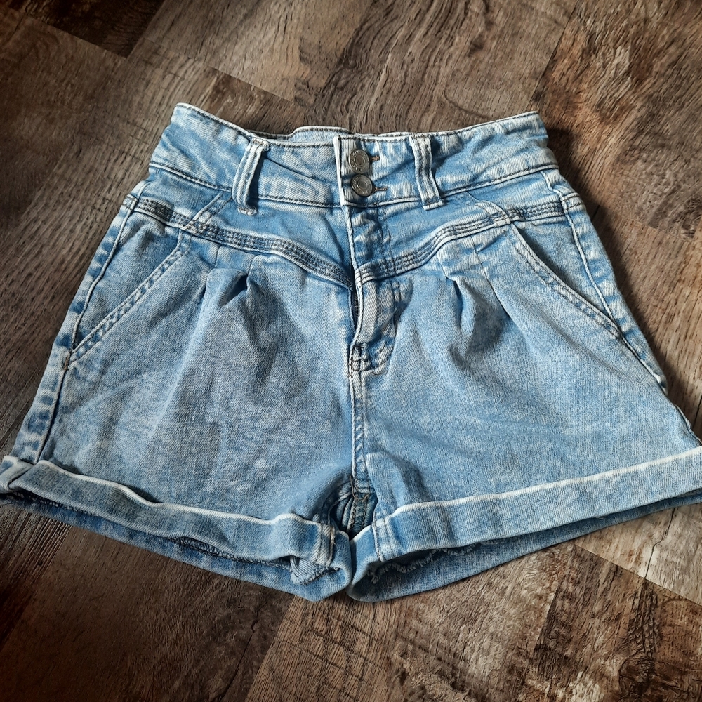 High-Rise Mom Shorts